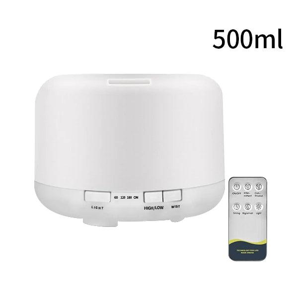 500 ml Farbwechsel-Aroma-Diffusor – Mit Fernbedienung und LED-Leuchten