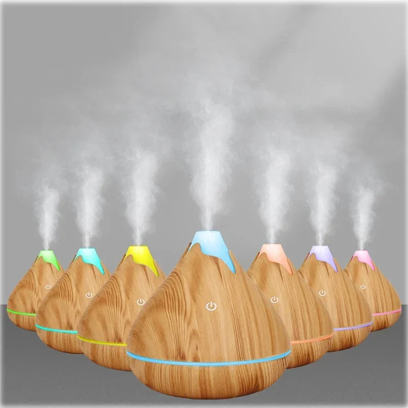 Snow Mountain Humidifier – Aroma Diffuser with LED Lights & Mist Function