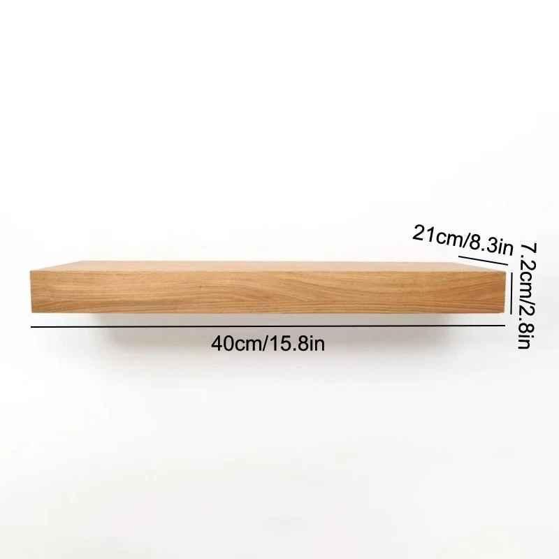 Stylish Wall Shelf with Hidden Storage