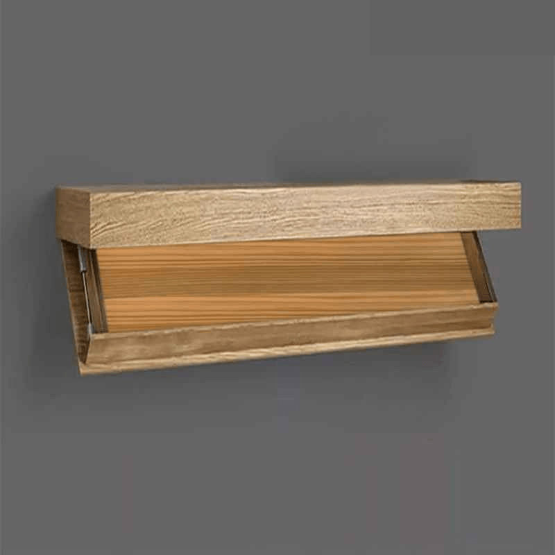Stylish Wall Shelf with Hidden Storage
