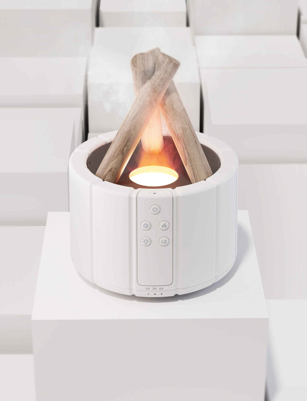 Bonfire Flame Humidifier – Aromatherapy Diffuser with Realistic Flame Light Effect