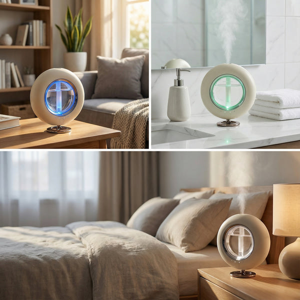 Ultrasonic Aroma Diffuser – Quiet, Multi-Mode and Odor-Eliminating