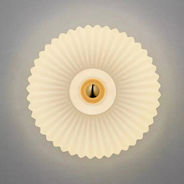 Ripple Glass LED Wall Light – Modern Ambient Sconce Lighting