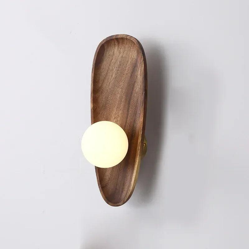 Nordic Wood Wall Light – Soft Glow, Natural Warmth