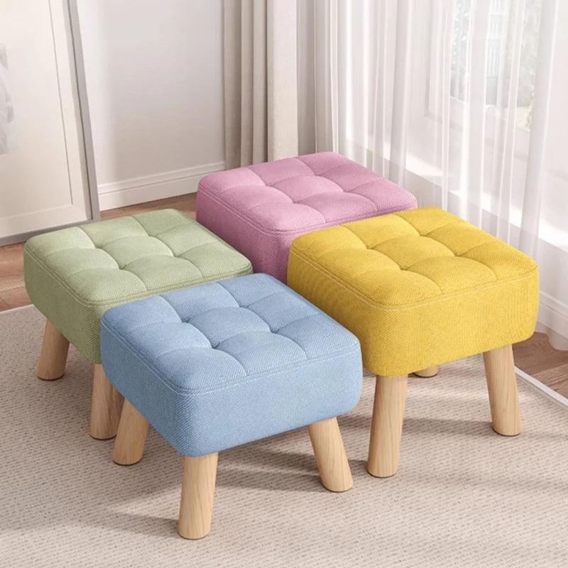 ColorPop Pine Stool – A Stylish Touch for Every Corner