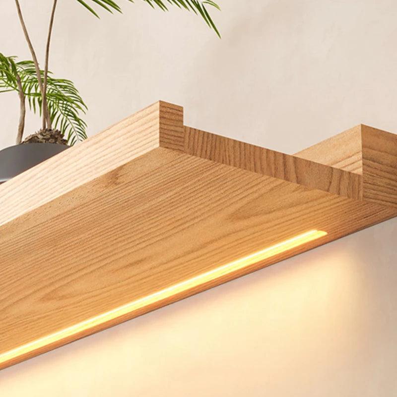 Wall Shelf with Warm LED Light – Elegant & Modern Design