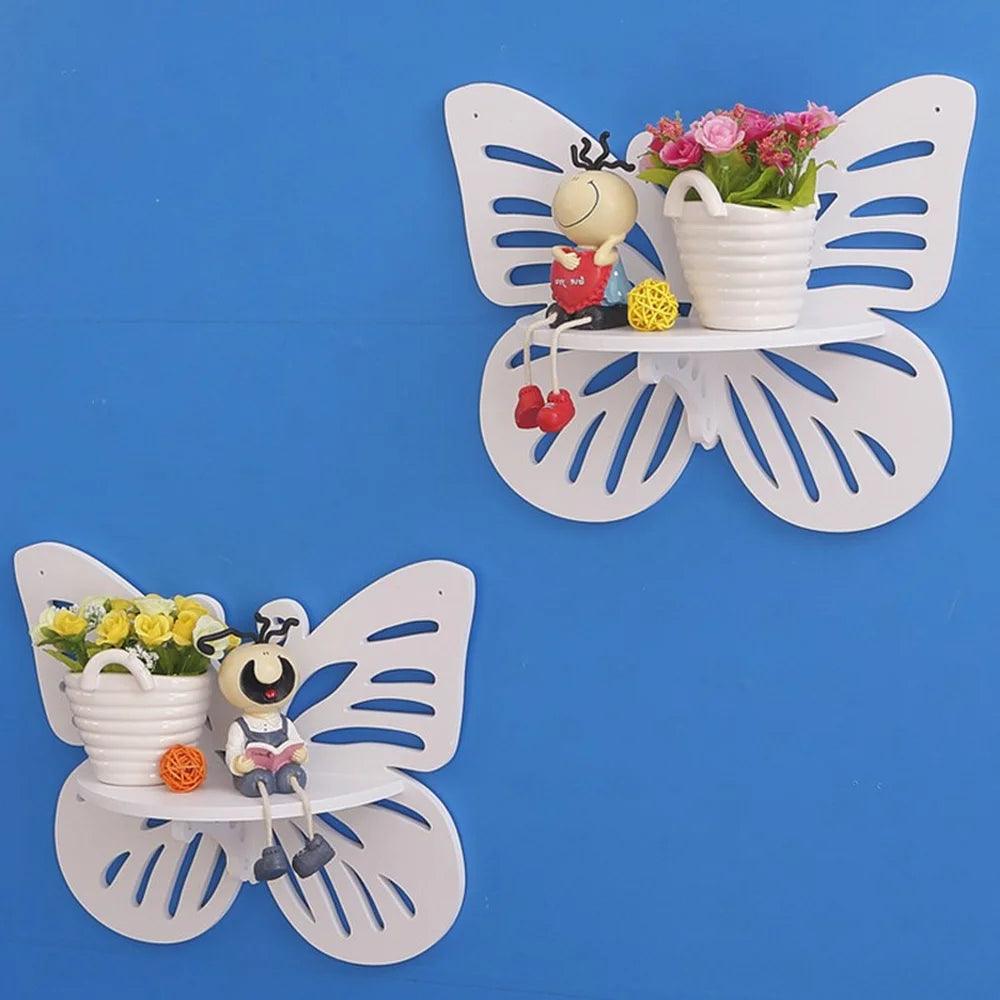 Butterfly Wall Shelf – Whimsical Decor for Kids’ Rooms and Creative Spaces